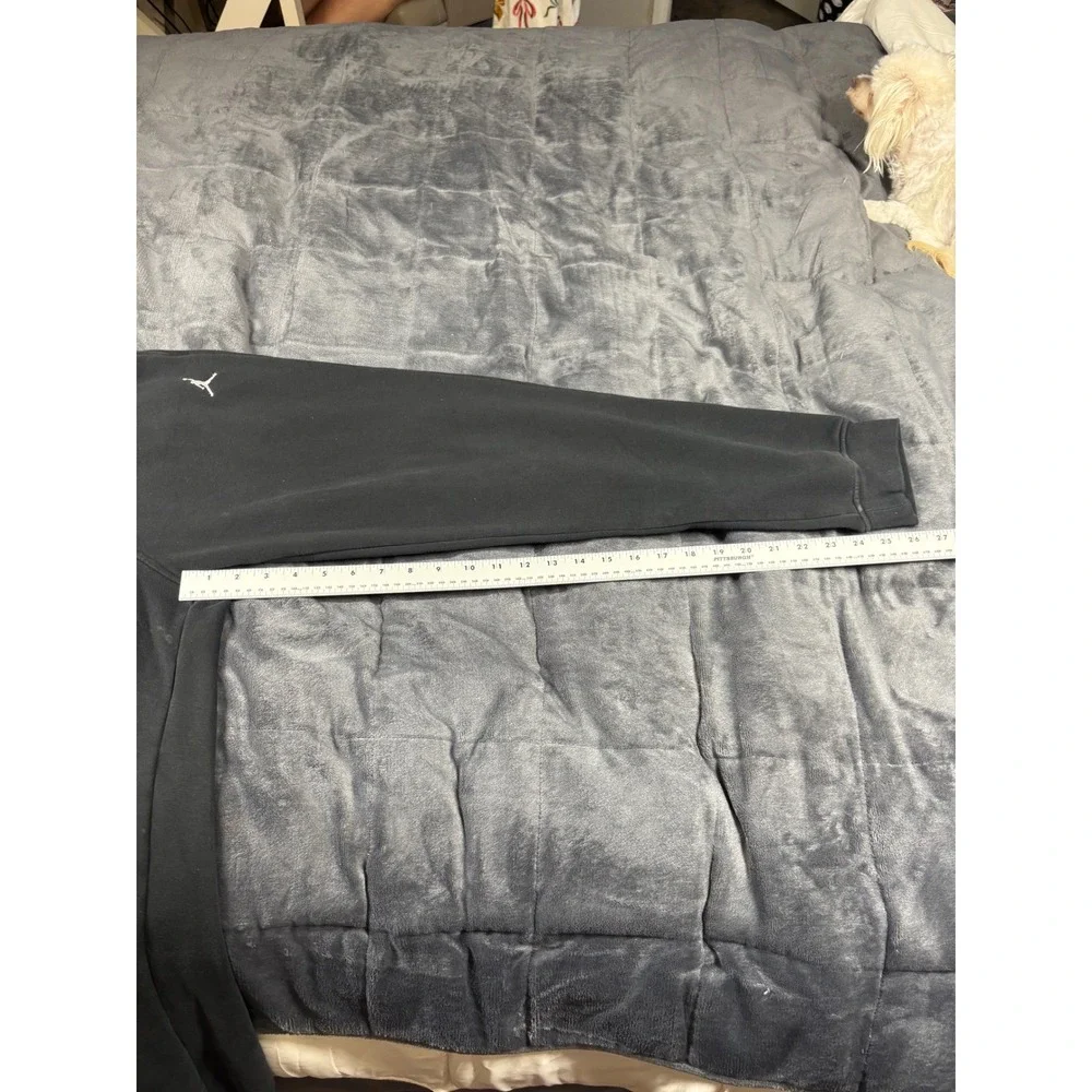 Jordan Mens‎ Jumpman Fleece Jogger Sweatpants Black Small Drawstring Pockets